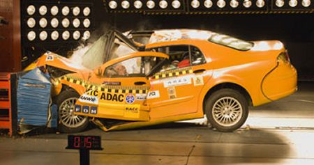 Chinese luxury car fails crash test