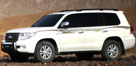 The real 2008 Toyota Land Cruiser