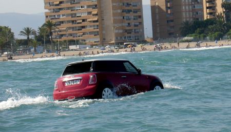 Mini hits the water in Spain