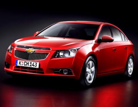 2010 Chevrolet Cruze somewhat unveiled