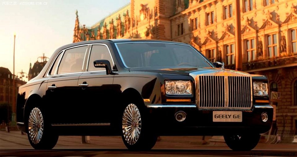 Geely GE artfully imitates Rolls Royce Phantom