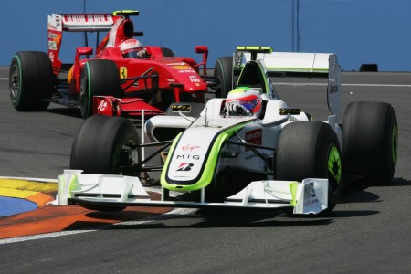 Barichello wins 2009 European F1 GP for Brawn