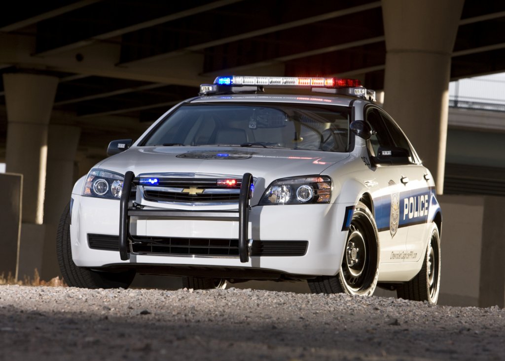 Chevrolet Caprice police car heading to America
