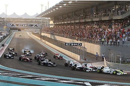 Vettel wins 2009 Abu Dhabi F1 GP