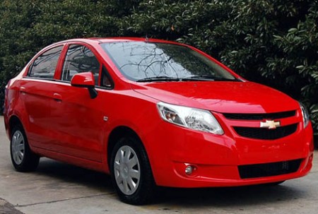 Chevrolet Aveo 2011 possibly based on Chinese Sail