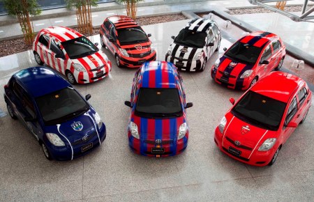 Toyota Yaris special editions for football fanboys