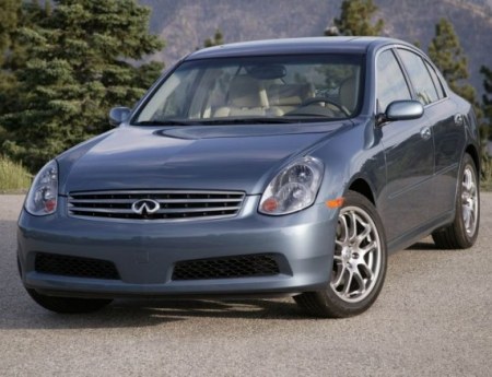 Infiniti G35 2005-2006 recalled for airbag fault