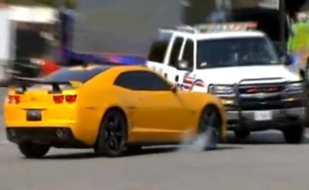 Video of the week: Transformers Camaro crash for real