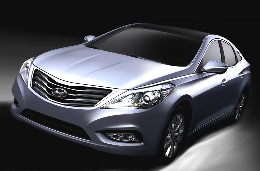 Hyundai Azera 2012 initial sketches released
