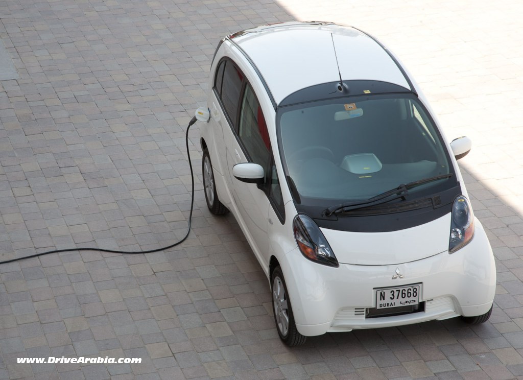 First drive: Mitsubishi i-MiEV electric car at Dubai Autodrome