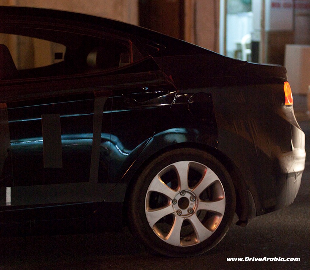 Hyundai Elantra 2012 spotted in the UAE