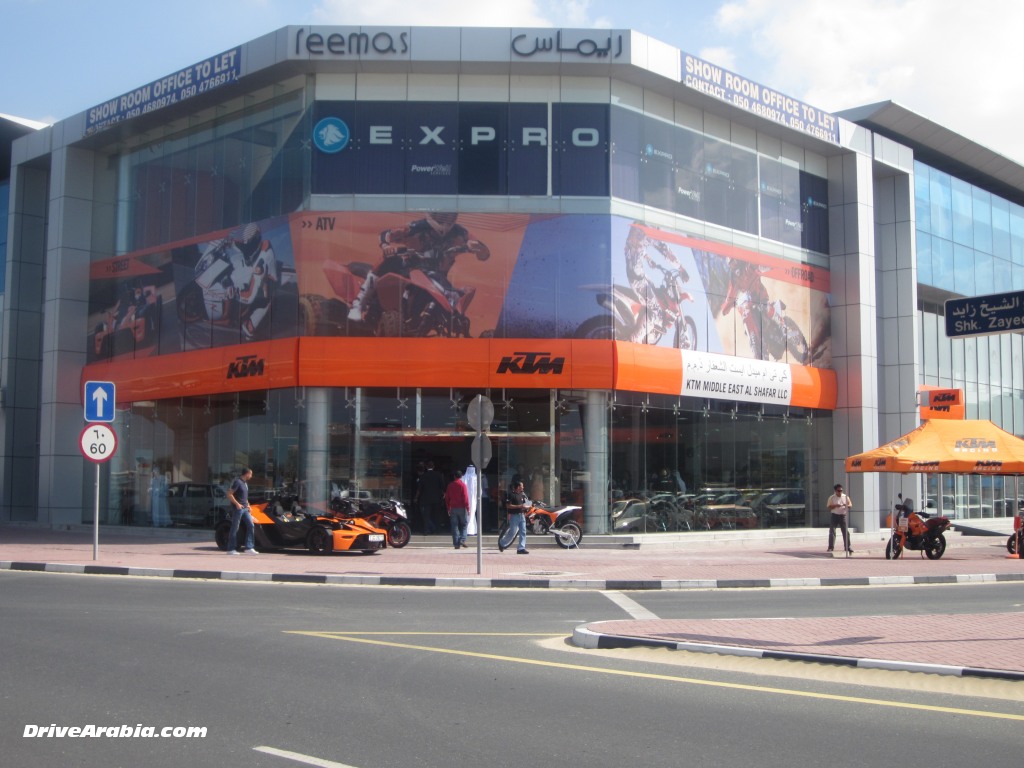 KTM opens new showroom in Dubai