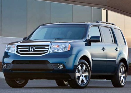 Honda Pilot 2012 unveiled with minor facelift