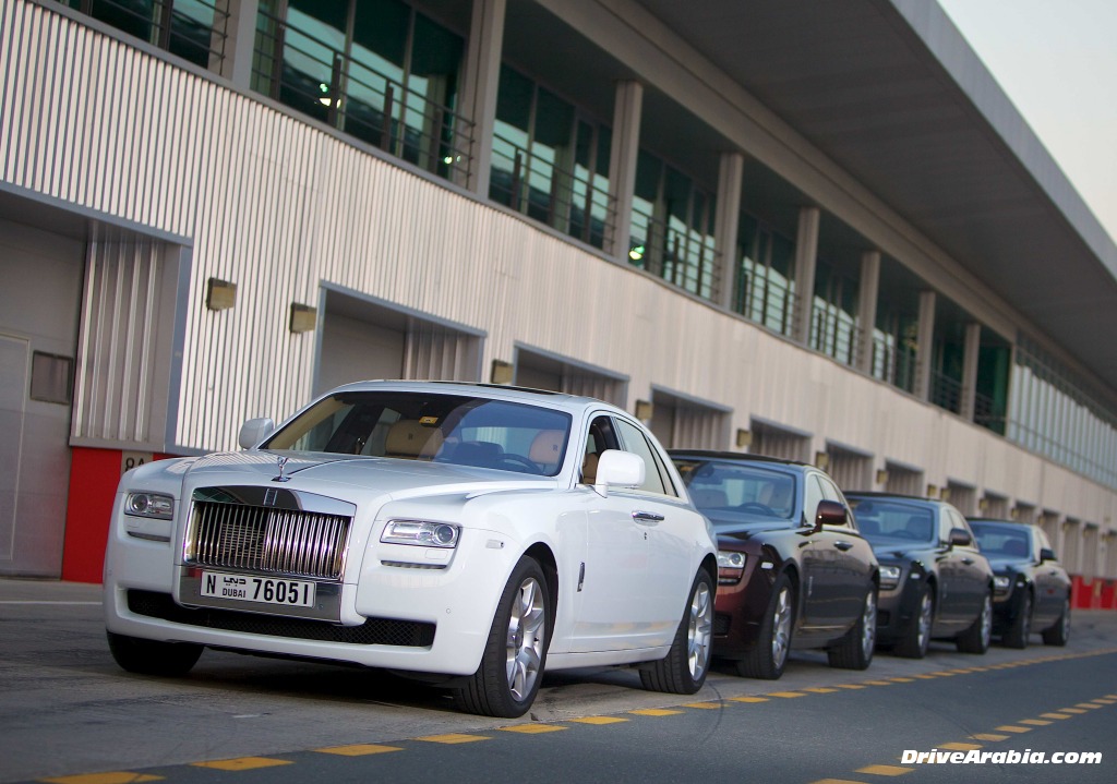 First drive: 2012 Rolls-Royce Ghost at Dubai Autodrome