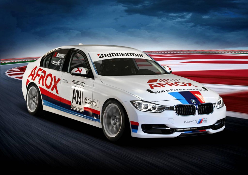 BMW shows off first 2012 3-Series race car