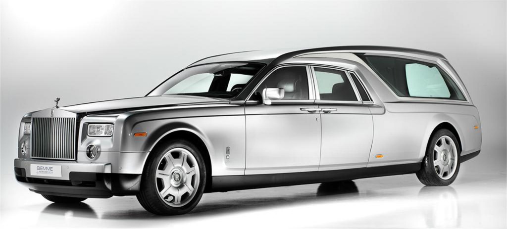 Pay for the Rolls-Royce Phantom Hearse with your life