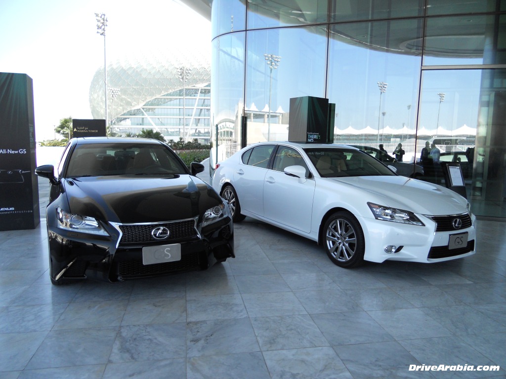 First drive: 2012 Lexus GS 250, GS 350 and GS 450h at Yas Marina Abu Dhabi