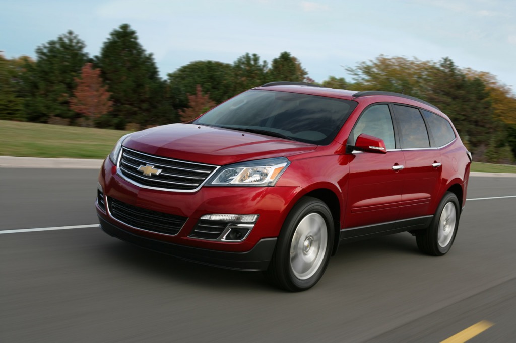 Chevrolet Traverse gets facelift for 2013