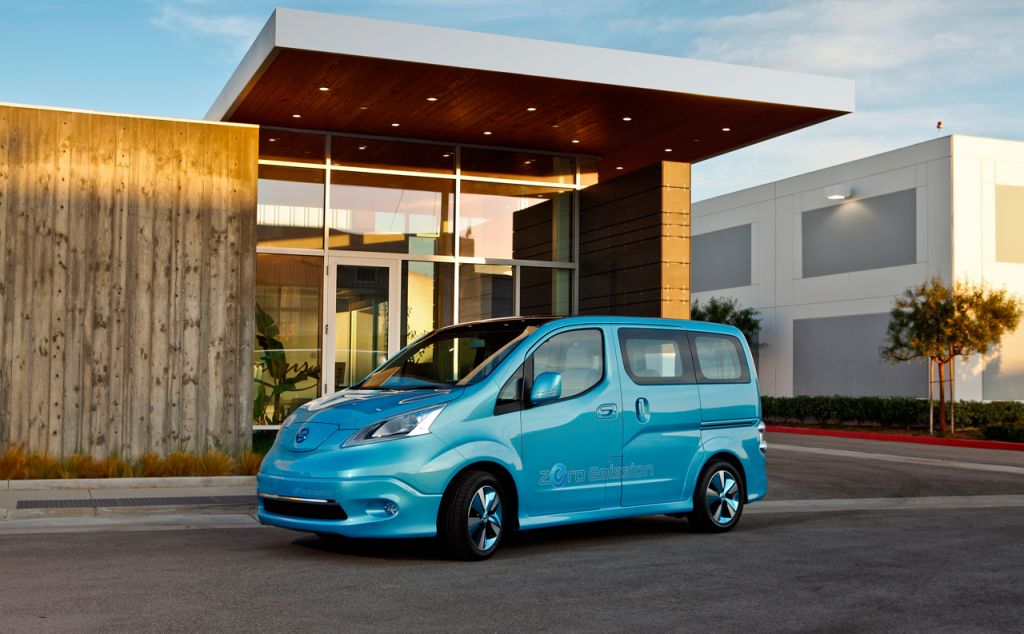 Nissan’s snazzy e-NV200 electric van to go into production