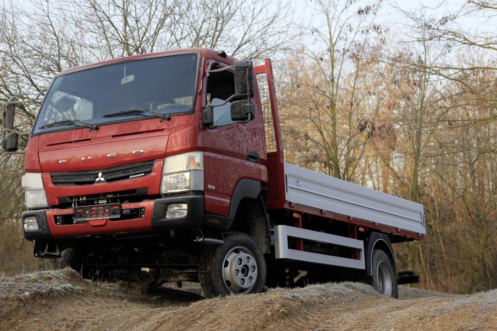 Mitsubishi Fuso Canter 4x4 is one capable truck