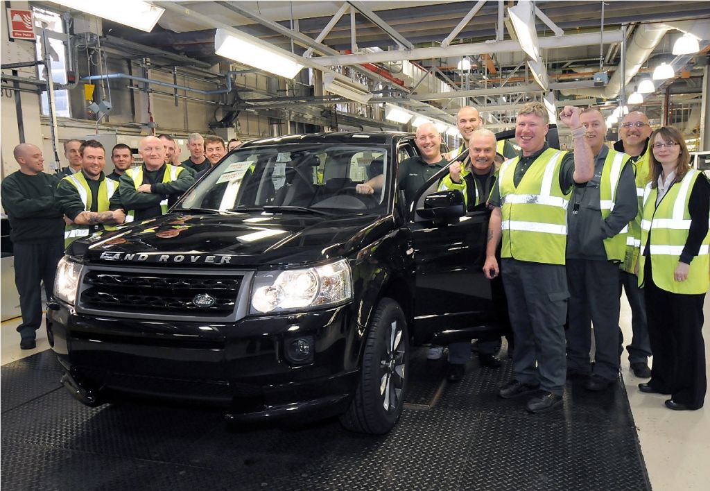 The 300,000th Land Rover LR2 rolls off the production line