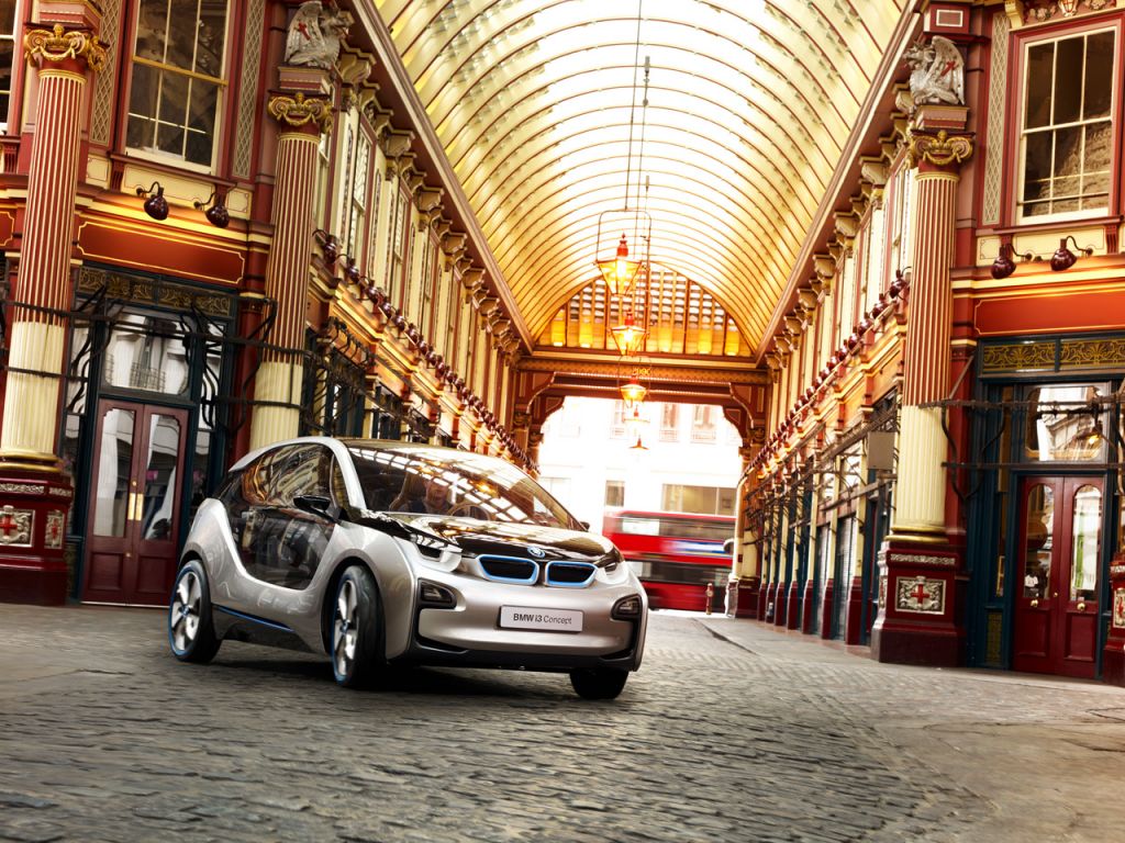 BMW i3 decked up for BMW i Store opening