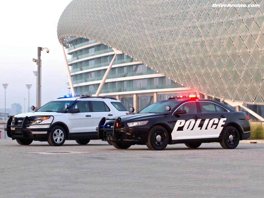 First drive: 2013 Ford Taurus & Explorer Police Interceptor at Yas Marina Abu Dhabi