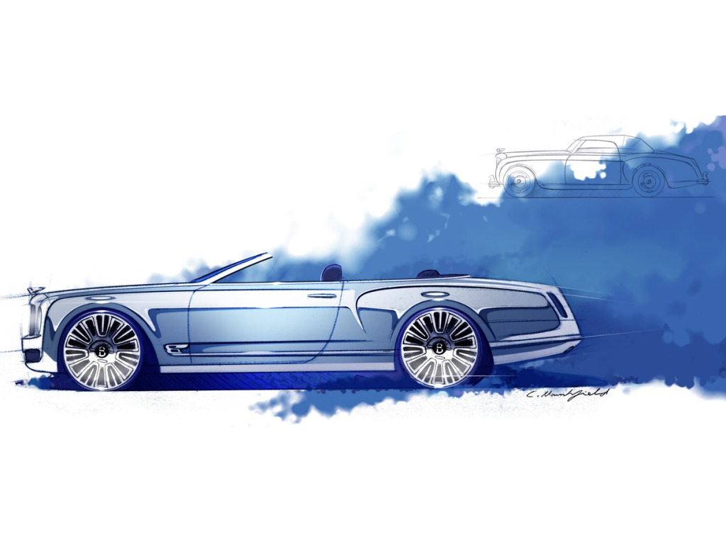 Bentley Mulsanne Vision Concept convertible coming soon