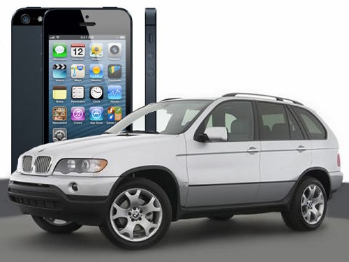 Burglars use BMW X5 to break in and look for iPhone 5