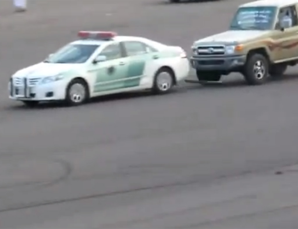 Video of the week: Saudi 'drifters' chase KSA police car