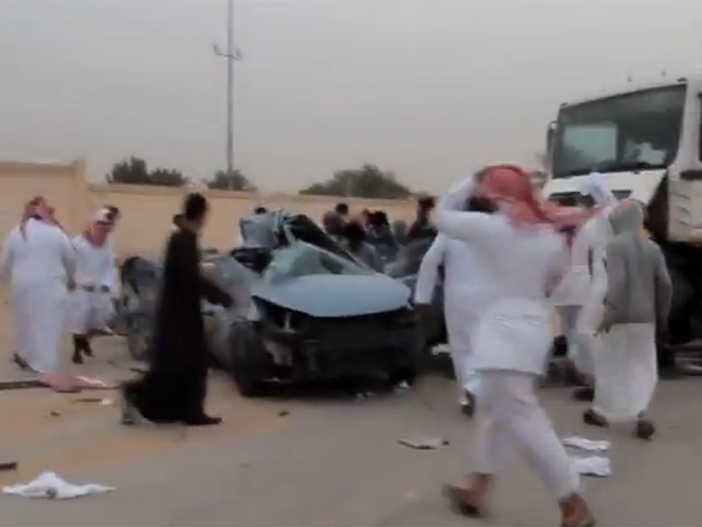 "Saudi drifting" teen killed after crashing into truck