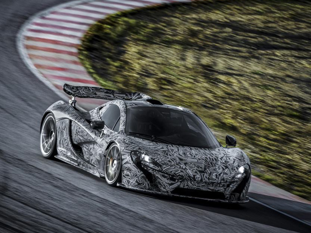 McLaren P1 gets a workout on the track