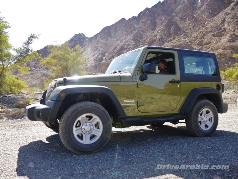 First drive 2013 Jeep Wrangler at Jeep Jamboree Dubai DriveArabia