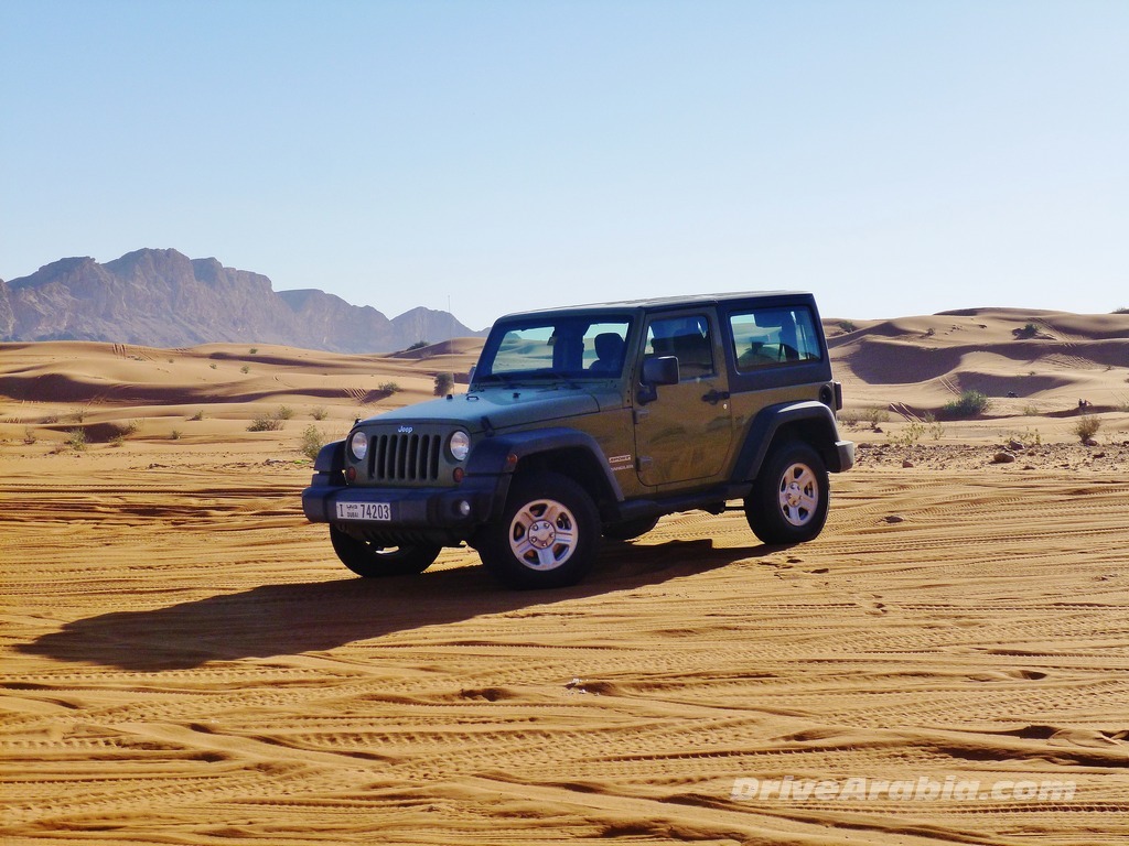 First drive 2013 Jeep Wrangler at Jeep Jamboree Dubai Drive Arabia