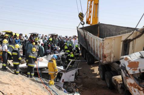 Huge accident in Al Ain leaves 24 dead and many injured