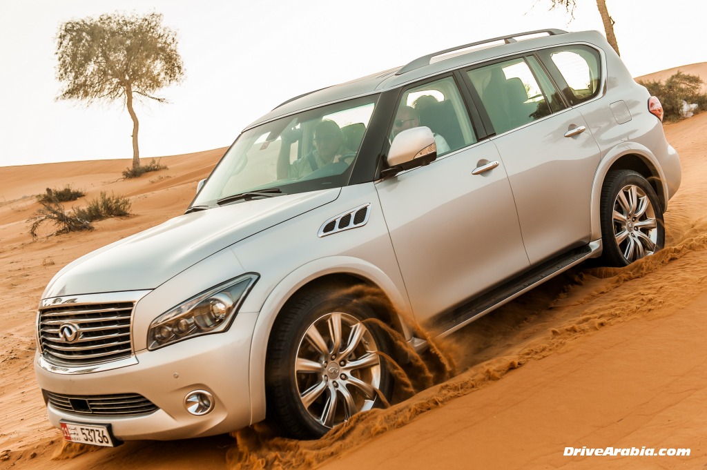 First drive 2013 Infiniti QX56 offroad in the UAE Drive Arabia