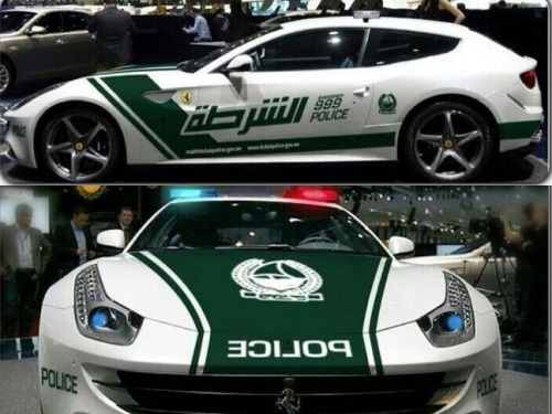 Dubai police announces Ferrari FF police car