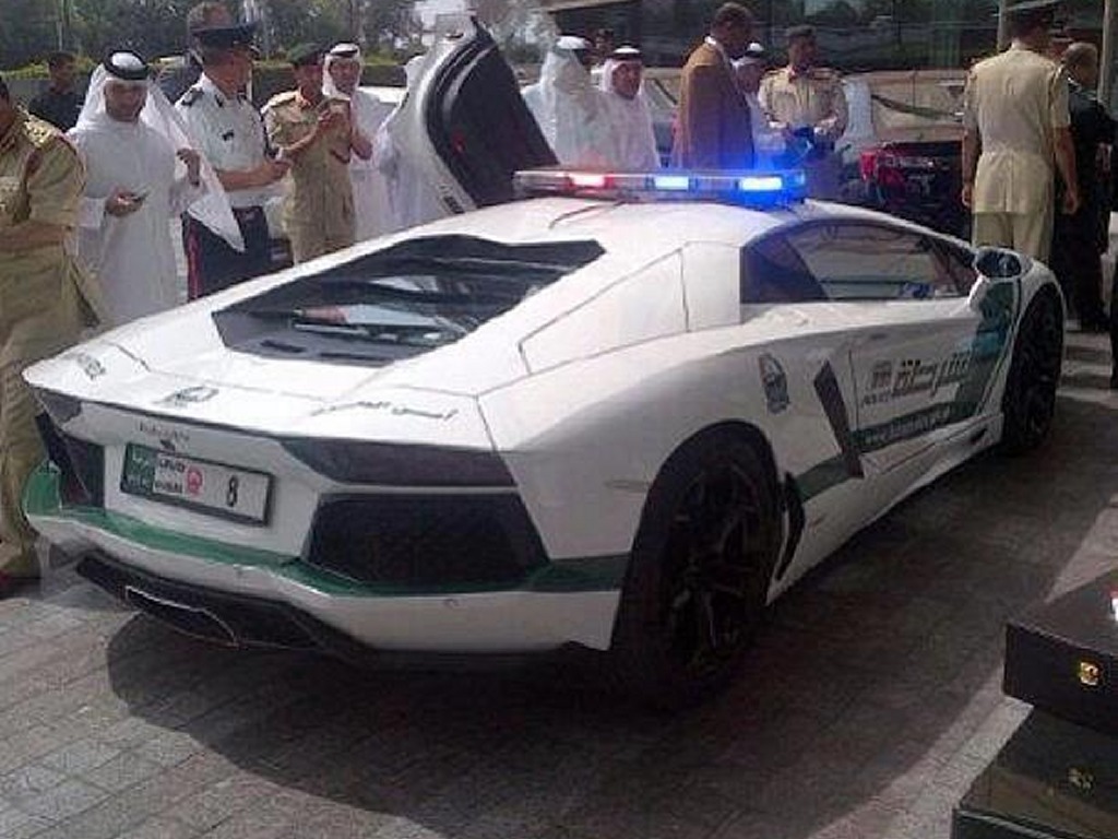 Aventador police car for Dubai Police DriveArabia