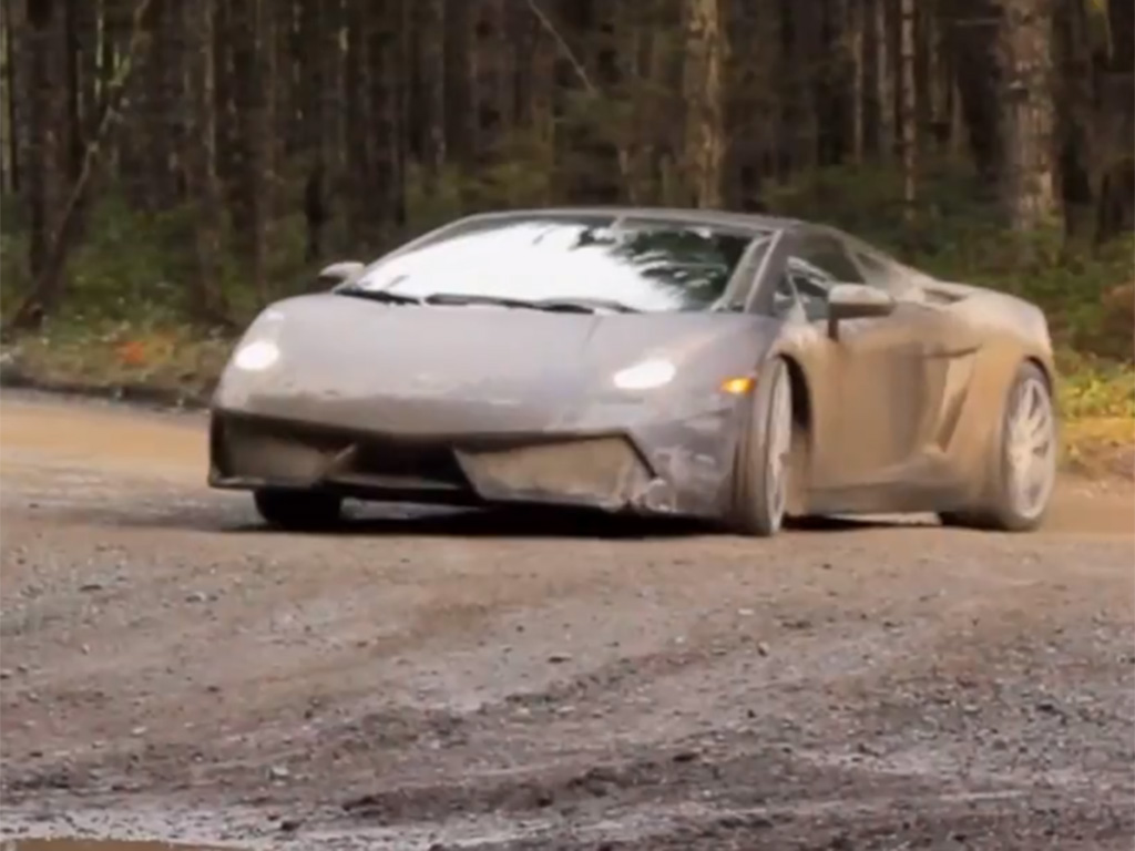 Video of the week: Lamborghini Gallardo drifting on dirt roads
