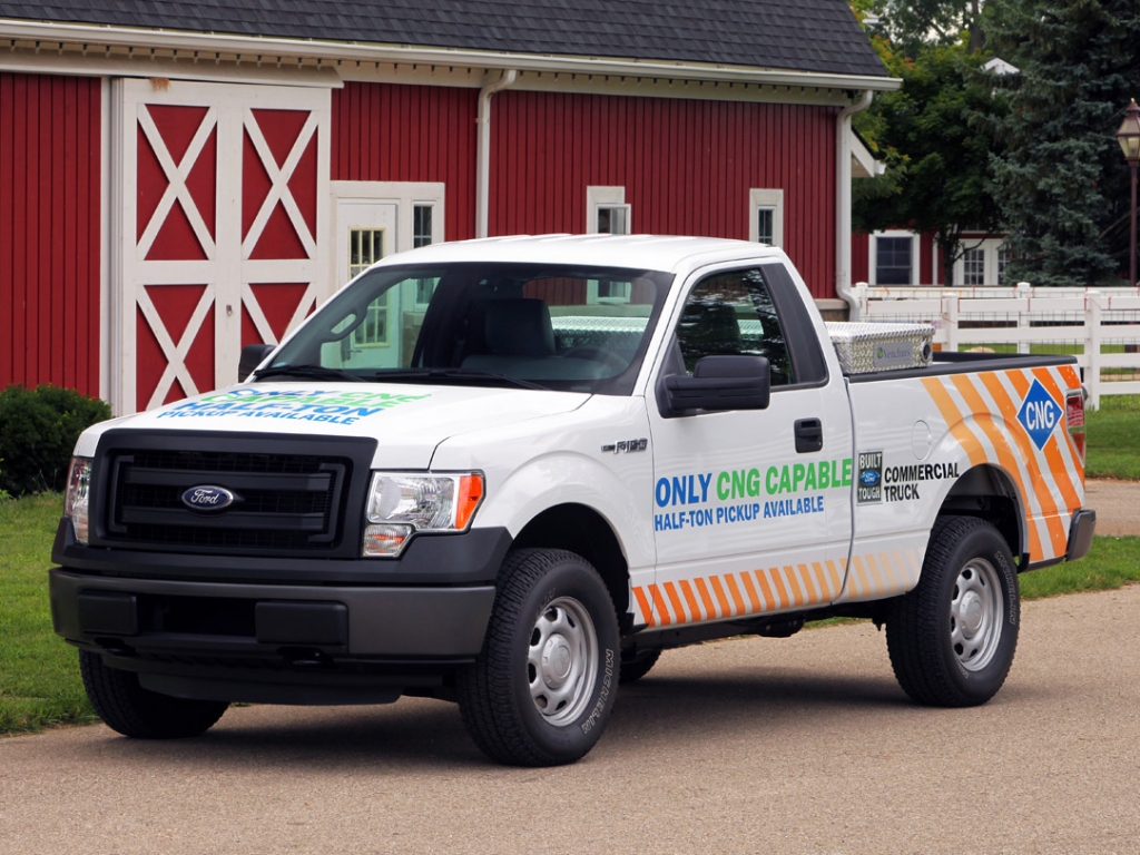 Ford reveals 2014 F-150 with CNG kit