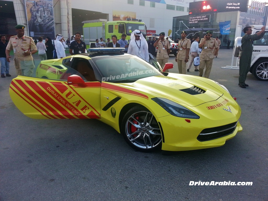 Dubai Fire Brigade Chevrolet Corvette gets 2014 upgrade