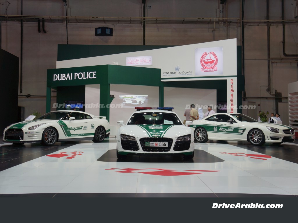 Dubai Police gets Nissan GT-R, Audi R8, Mercedes-Benz SL63 AMG and Brabus G-Wagen
