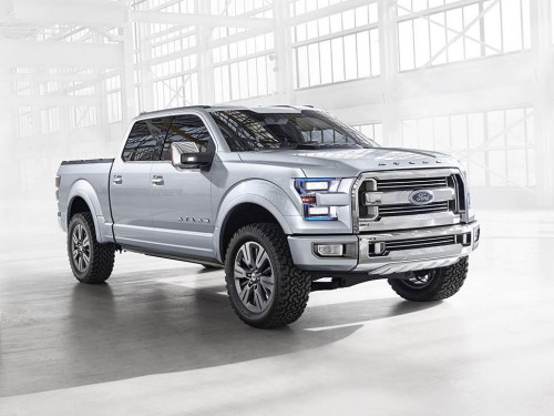 Ford Atlas Concept and F-150 engineers in Dubai