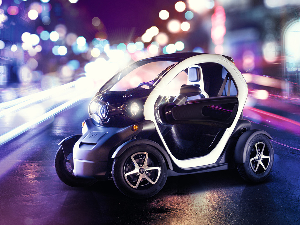 رينو تويزي هي سيارة تعمل 100% بالكهرباء تطلق في معرض قطر للسيارات