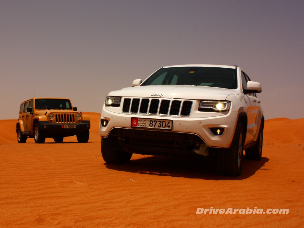 First drive: 2014 Jeep Grand Cherokee V6 at Jeep Funatic Al Ain