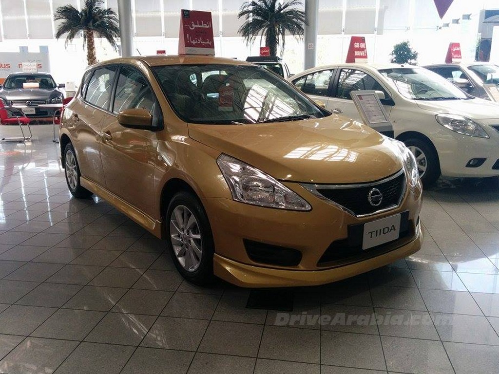2014 Nissan Tiida offered with optional body kit in UAE