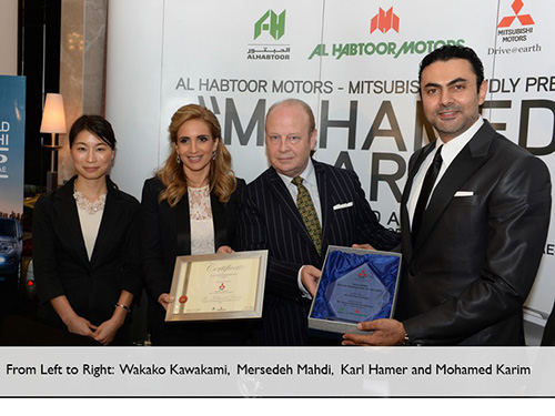 Al Habtoor Motors signs Mohamed Karim as the official brand ambassador of Mitsubishi Motors in the UAE