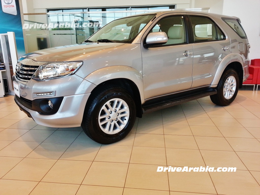 Close look at the 2015 Toyota Fortuner TRD Sportivo available in UAE