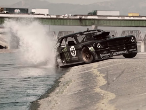 Video of the week: Ken Block with his 845 hp retro Ford Mustang in Gymkhana 7