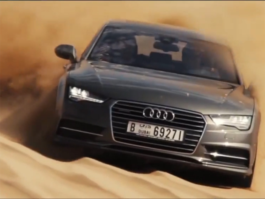 Video of the week: Audi A7 goes off-road in Dubai